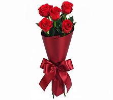 Букет 5 Красных роз Эдлесс Лав в Алешня