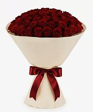 Букет 101 Бордовая роза Блэк Бакарра в Алешня