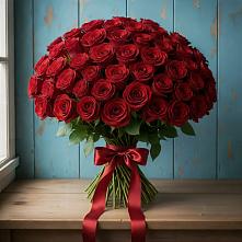 Букет Красные розы Блэк Меджик в Алешня
