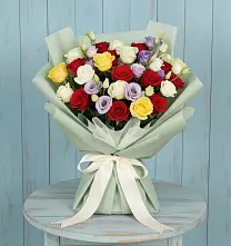 Букет цветов из:  Розы #REPLACE_PRED# Алешня