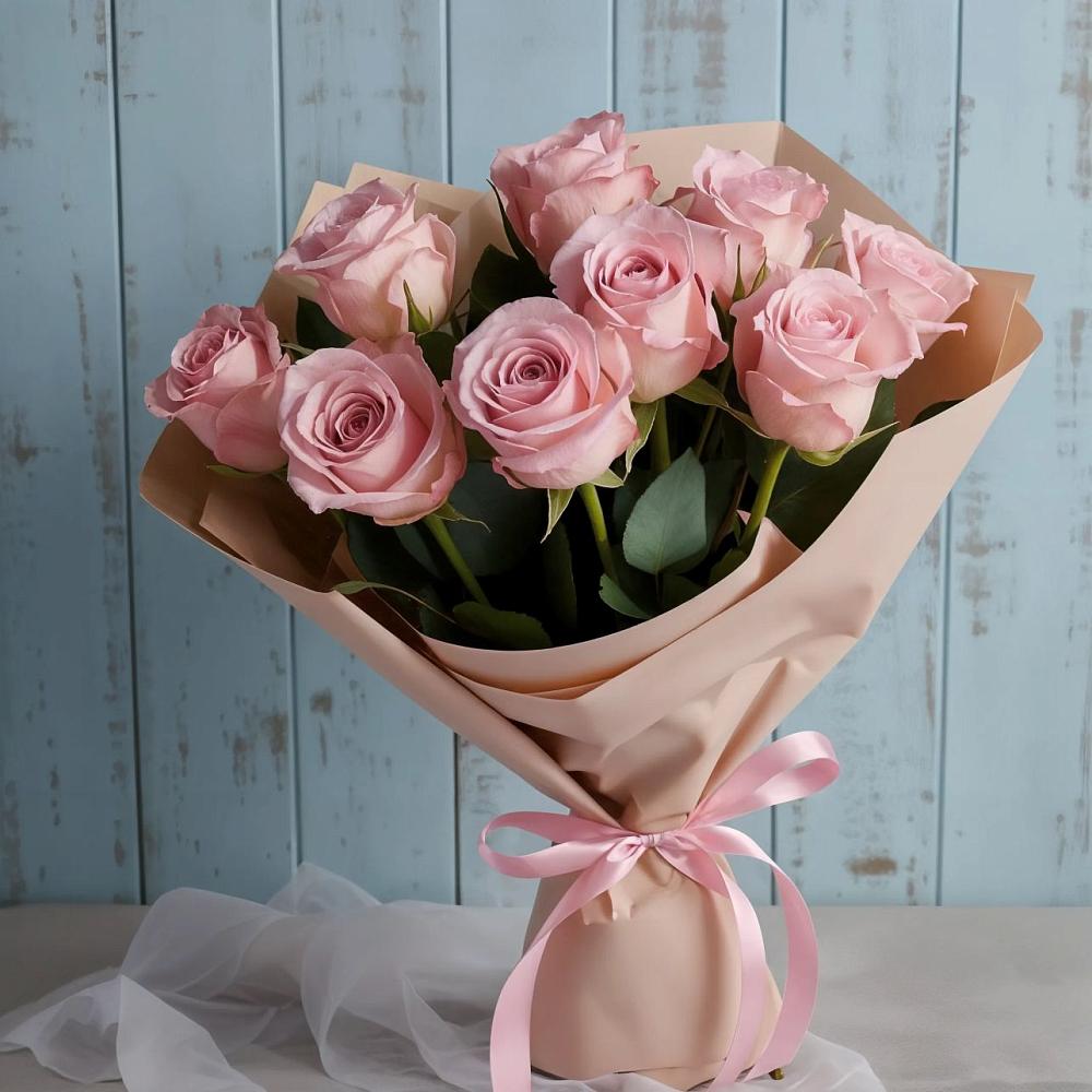 Букет цветов из: Розы в Алешня