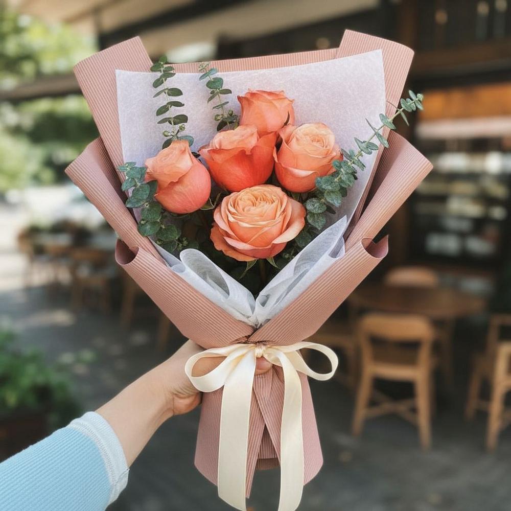 Букет цветов из: Розы в Алешня