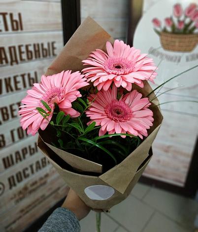 Букет цветов из: Герберы в Алешня
