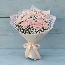 Букет цветов из:  Гвоздики в Алешня