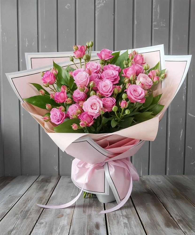 Букет Розовый кустик в Алешня