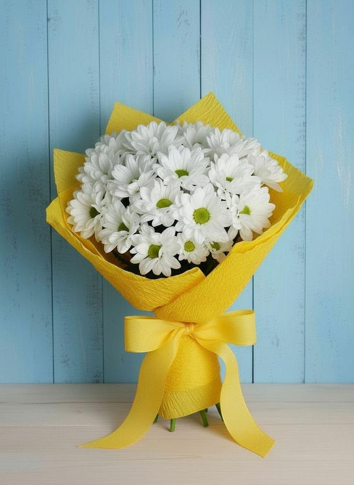 Букет цветов из: Хризантемы в Алешня