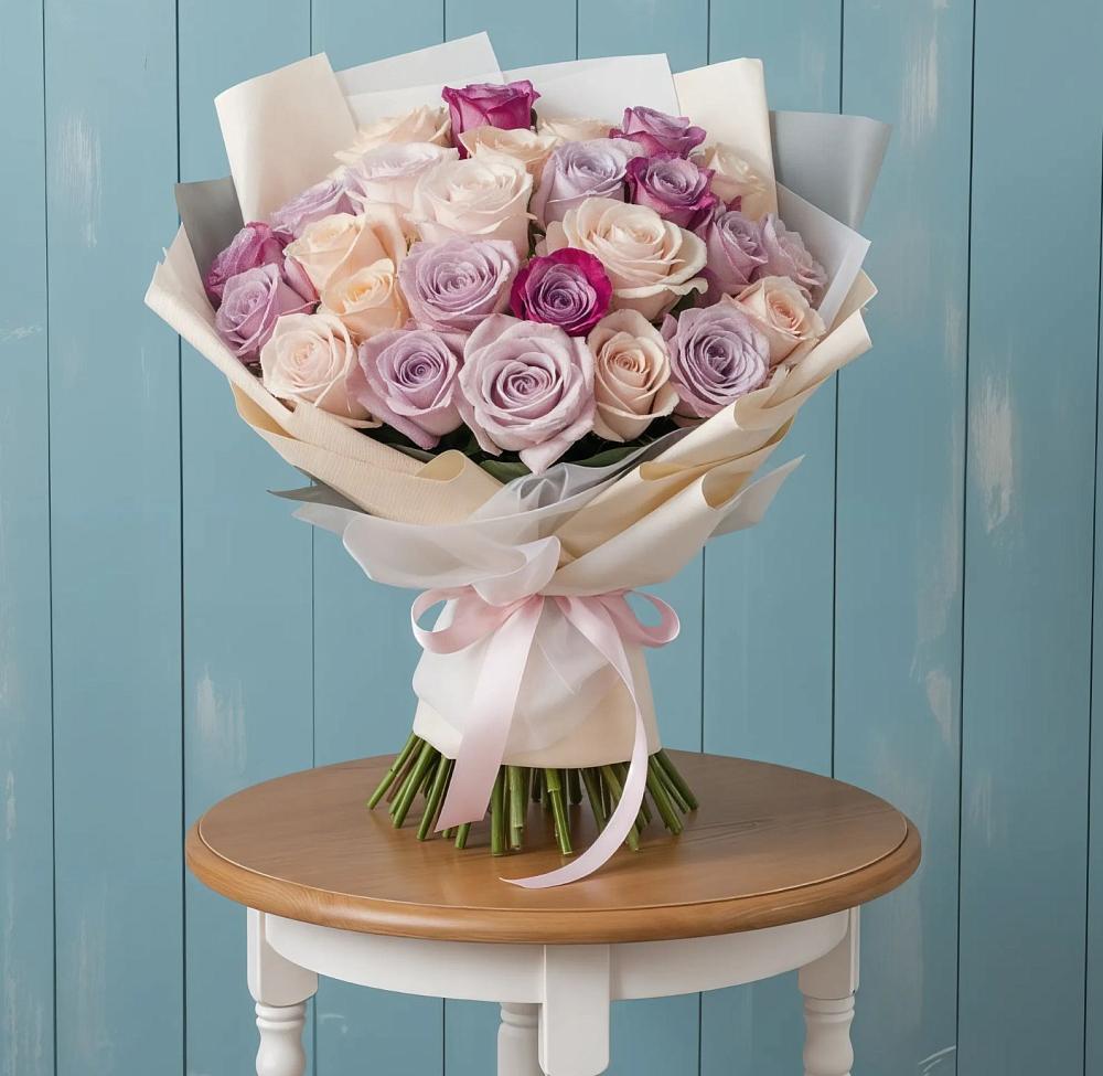 Букет цветов из: Розы в Алешня