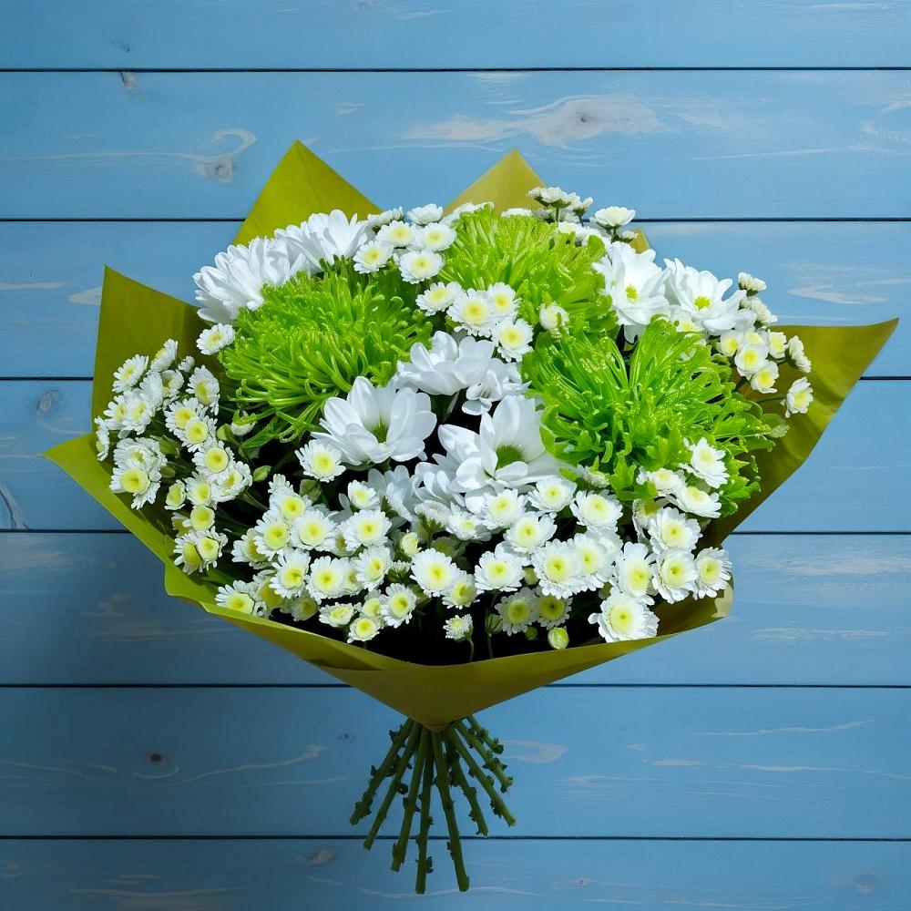 Букет цветов из: Хризантемы в Алешня