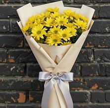 Букет цветов из:  Хризантемы в Алешня