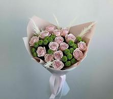 Букет цветов из:  Розы и Хризантемы в Алешня