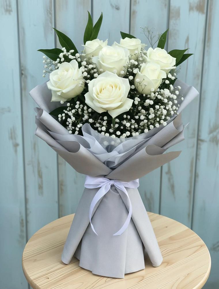 Букет цветов из: Розы в Алешня