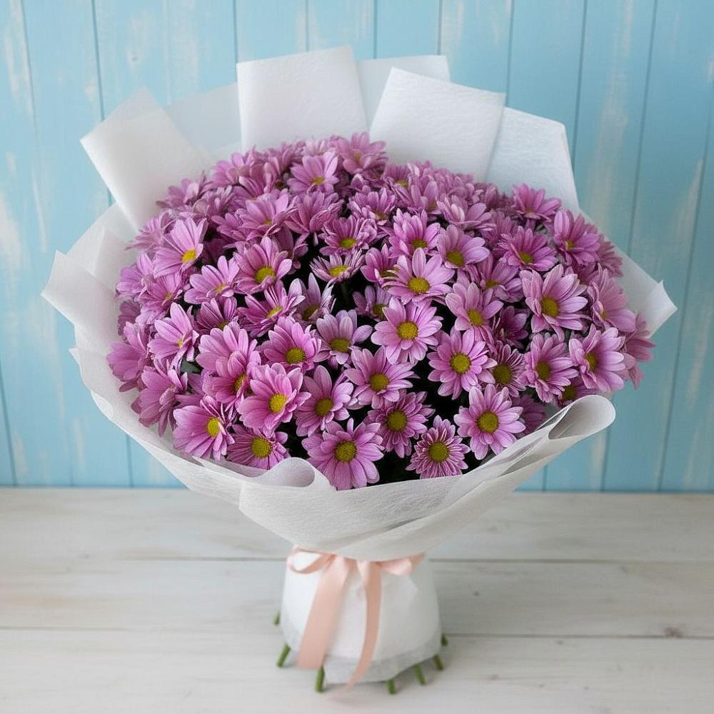 Букет цветов из: Хризантемы в Алешня