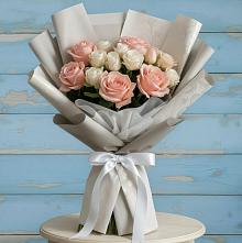 Букет цветов из:  Розы в Алешня
