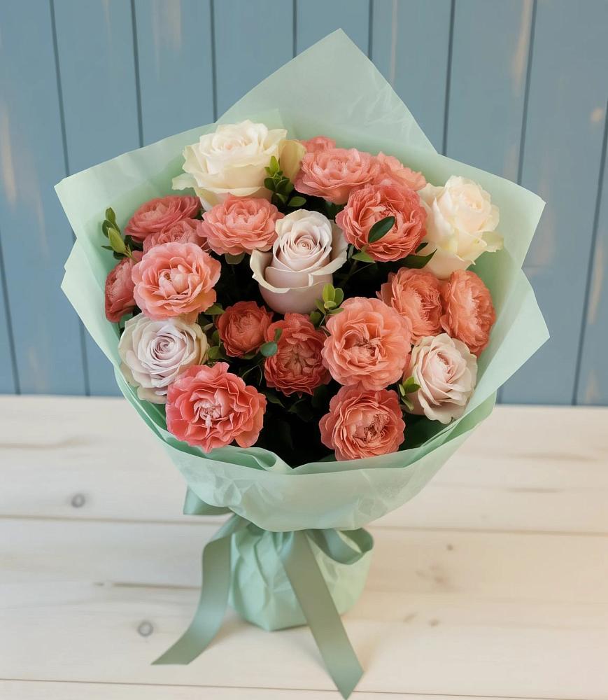 Букет цветов из: Розы в Алешня