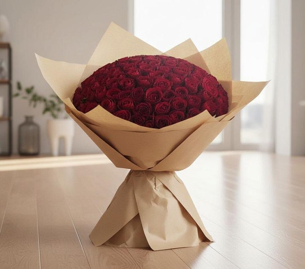 Букет 101 Красная роза в Алешня