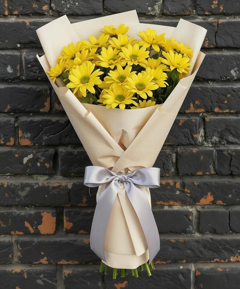 Букет цветов из: Хризантемы в Алешня