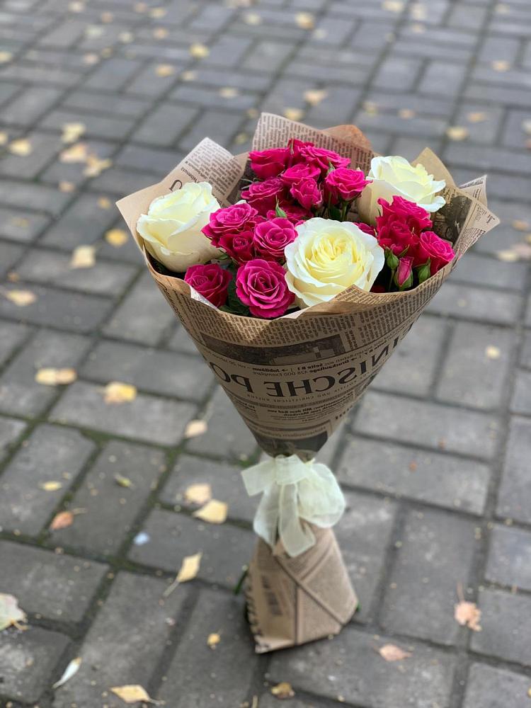 Букет цветов из: Розы в Алешня