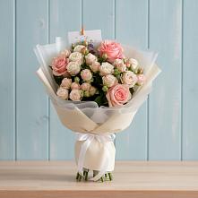 Букет цветов из:  Розы в Алешня